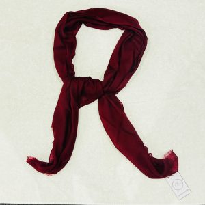 maroon pashmina ring shawl