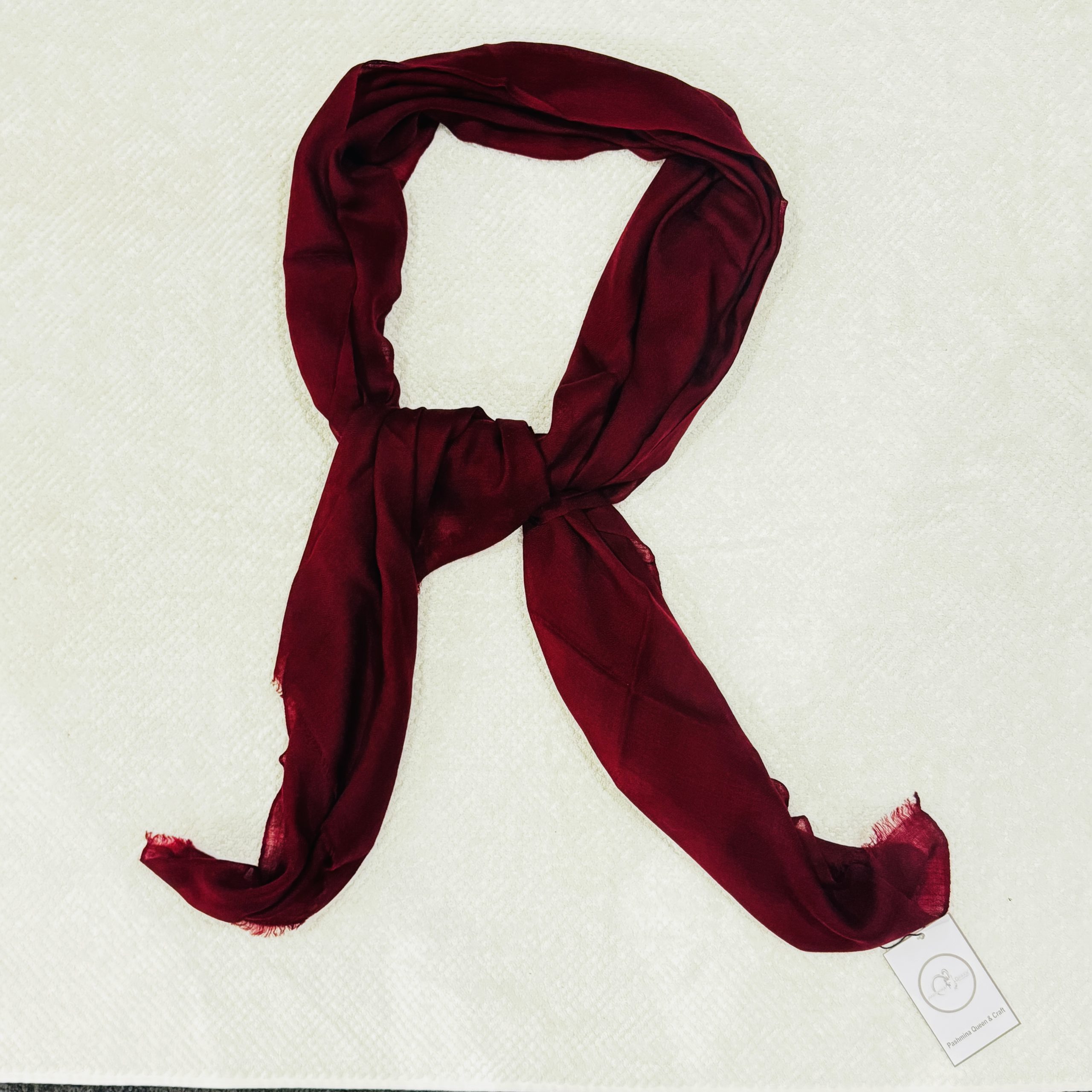maroon pashmina ring shawl maroon pashmina ring shawl