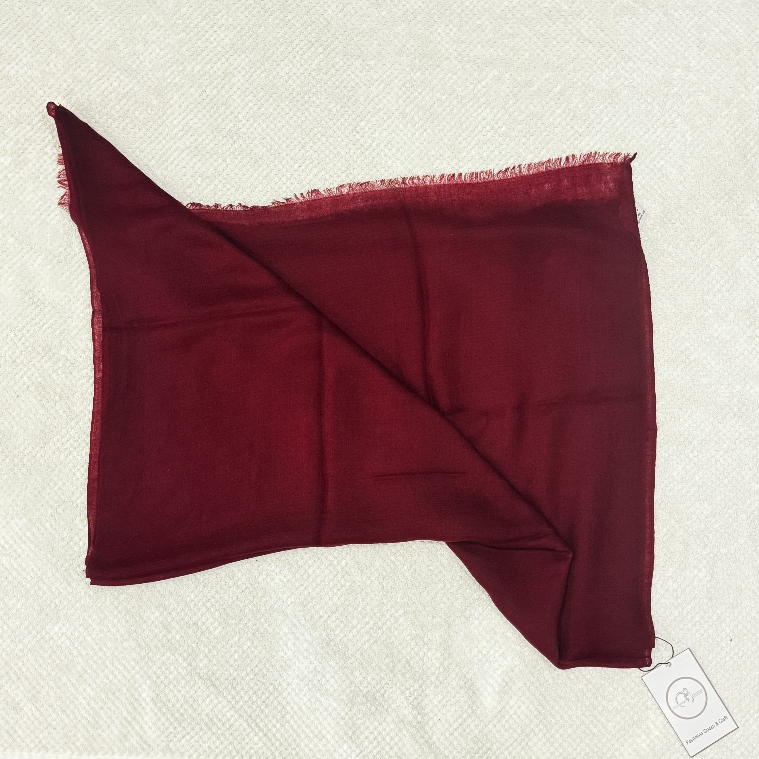maroon pashmina ring shawl maroon pashmina ring shawl