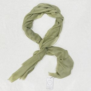 Olive Green Pashmina Ring Shawl