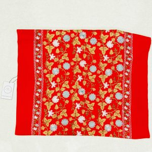 red embroidery shawl red embroidery shawl