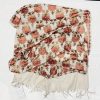 Cream Embroidery stole shawl