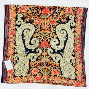 Black Embroidery stole