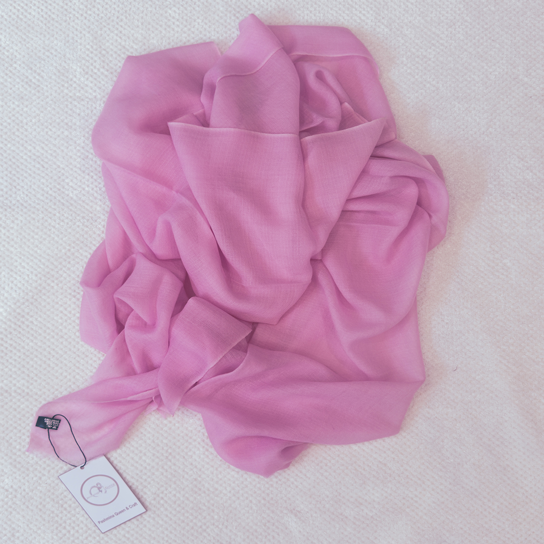pink pashmina ring shawl