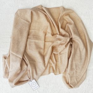 Exclusive Beige Cashmere Shawl Exclusive Beige Cashmere Shawl