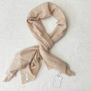Exclusive Beige Cashmere Shawl