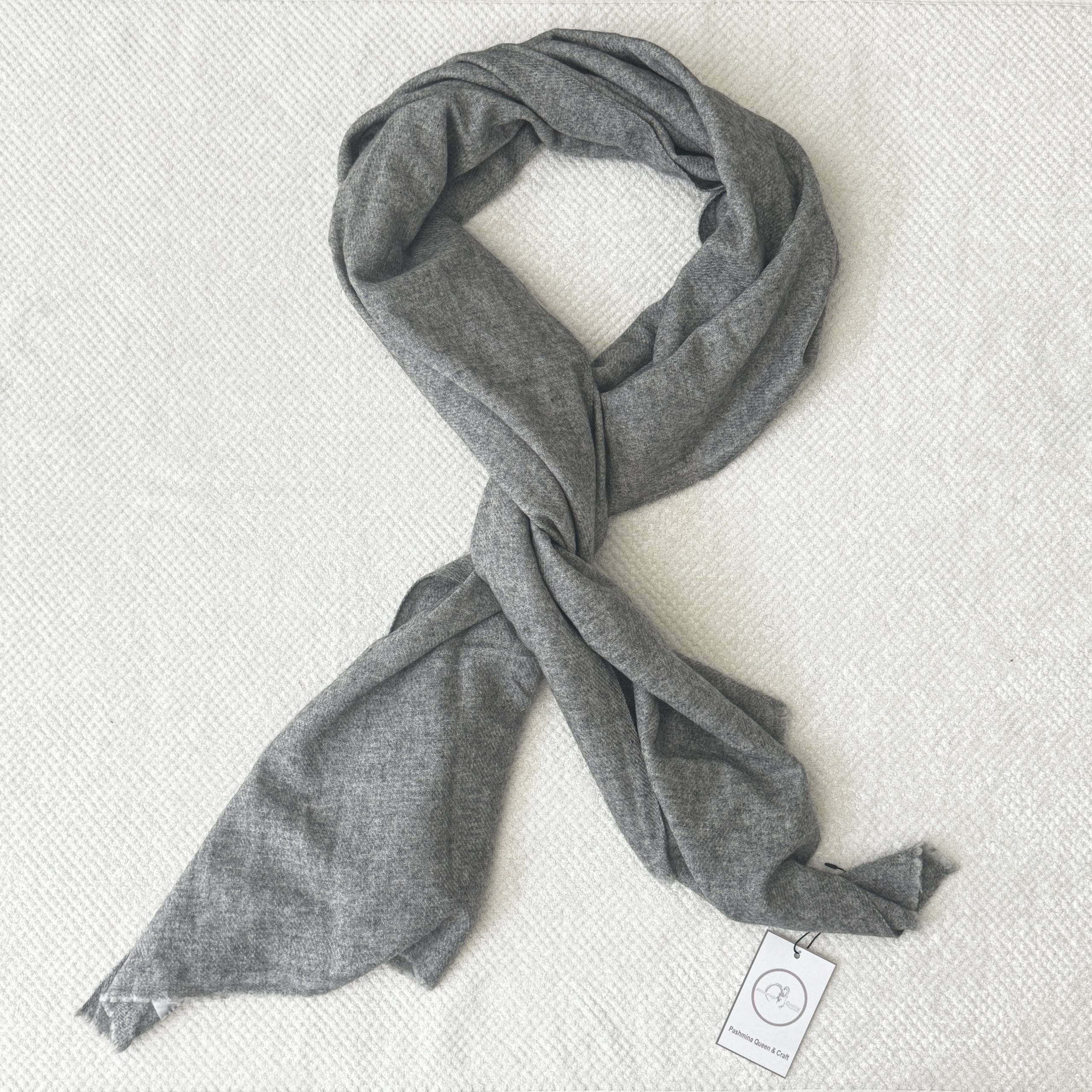 Grey Cashmere Shawl
