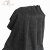 Dark Grey Cashmere Shawl