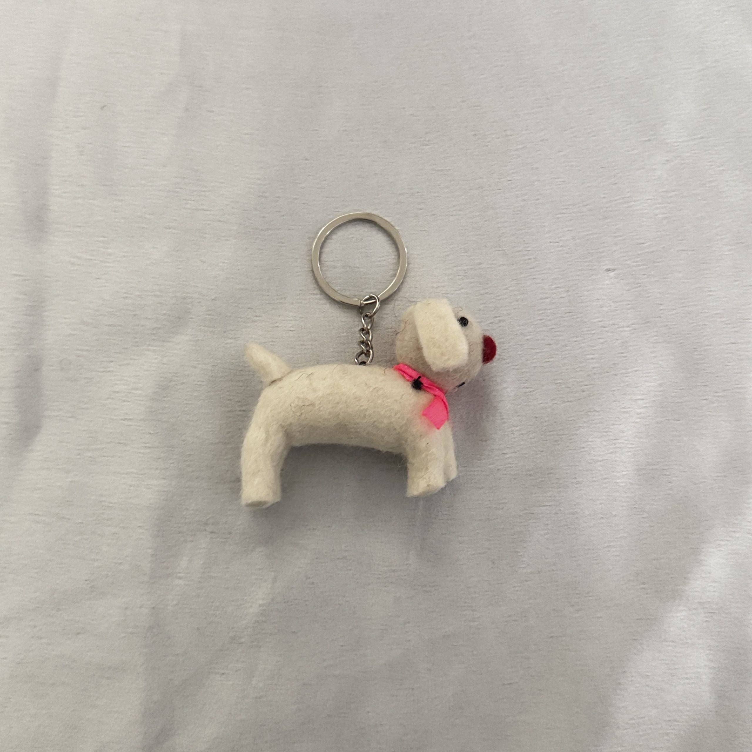 dog felt keychain dog felt keychain