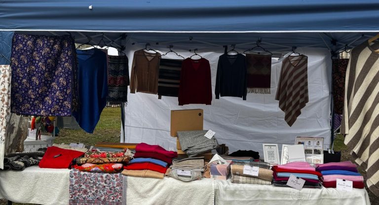 Pashmina Queen and Crafts at the Hartley Hall Markets