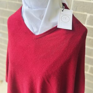 Pashmina poncho maroon handmade in Nepal Pashmina poncho maroon handmade in Nepal